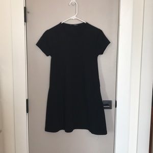 Zara Simple Black tee dress